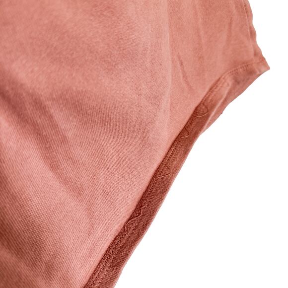 Vuori Sunnyside Pull On Cotton Drawstring Relaxed Mini Shorts Burnt Clay Large - Picture 15 of 15